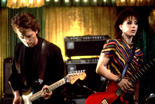 Michael J. Fox and Joan Jett
